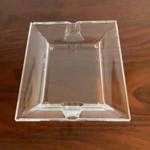 Crystal cigar ashtray